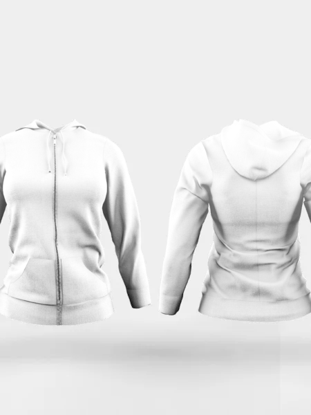 Female Zipper Hoodie